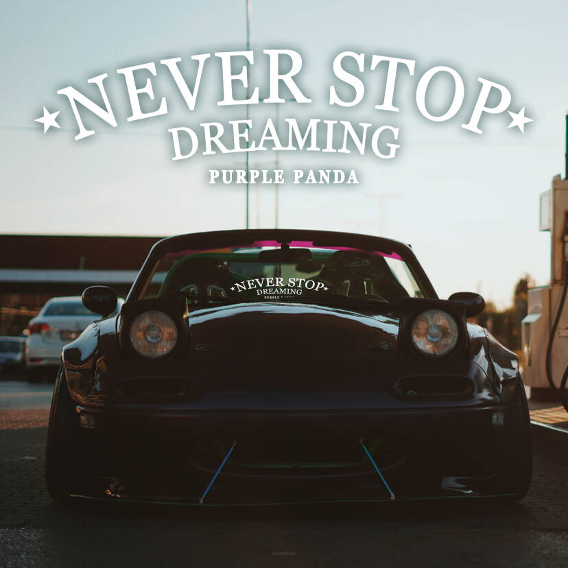NEVER STOP DREAMING - BANNER