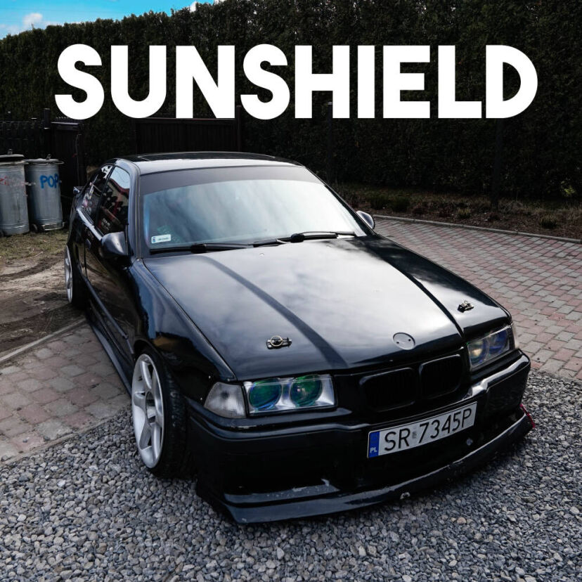 SUNSHIELD BANNER - SILVER GLOSS